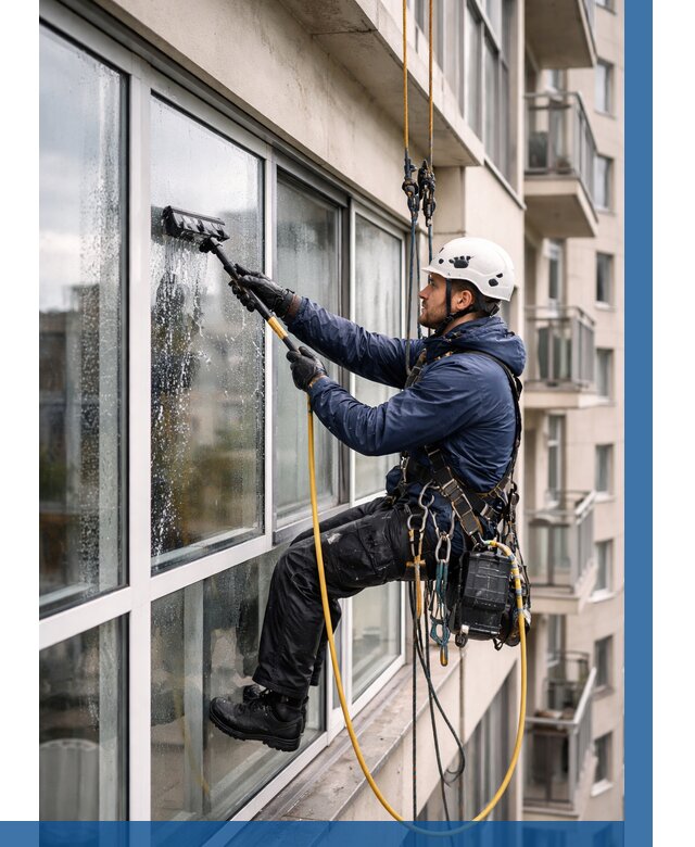 Мойка балконного остекления в Щёлкове от 3641 р. | ВЫСОТНИК-Щлк