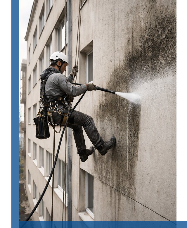 Профессиональная очистка фасадов от плесени в Щёлкове