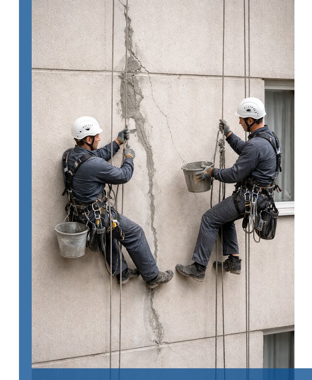 Заделка трещин на фасаде в Щёлкове с гарантийным ремонтом