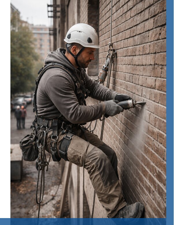 Расшивка кирпичных швов в Щёлкове от 624 р. | ВЫСОТНИК-Щлк