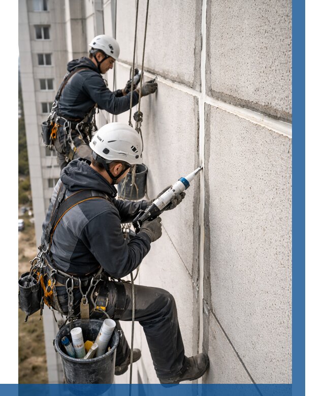 Герметизация межпанельных швов в Щёлкове от 728 р. | ВЫСОТНИК-Щлк