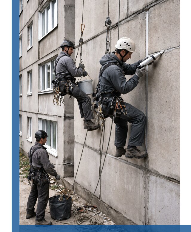 Герметизация межпанельных швов в Щёлкове с гарантией герметичности