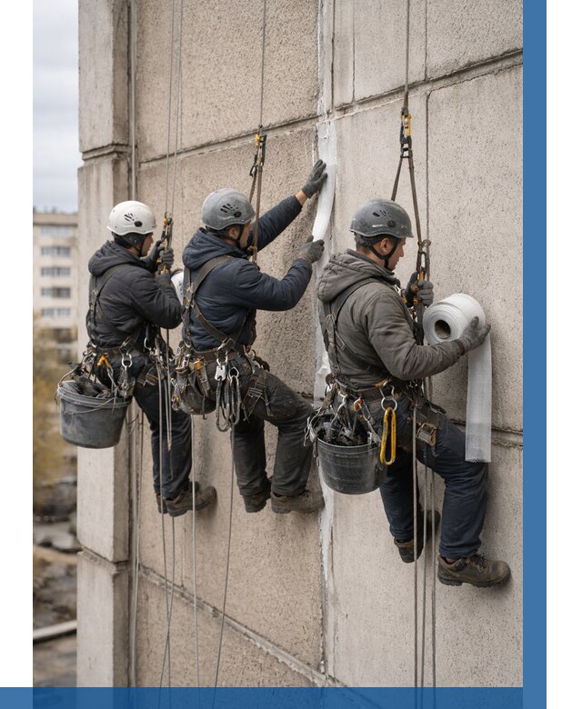 Ремонт межпанельных швов в Щёлкове от 780 р. | ВЫСОТНИК-Щлк