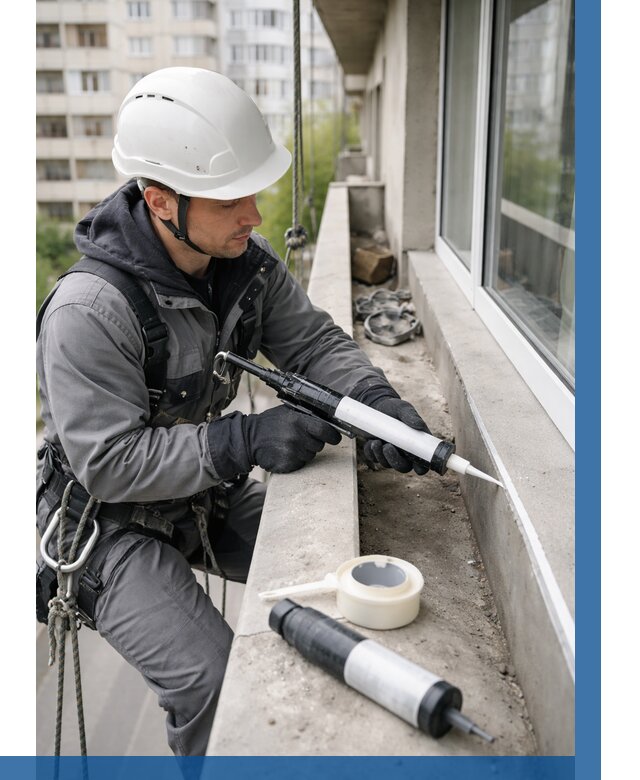 Герметизация швов лоджии в Щёлкове от 4681 р. | ВЫСОТНИК-Щлк