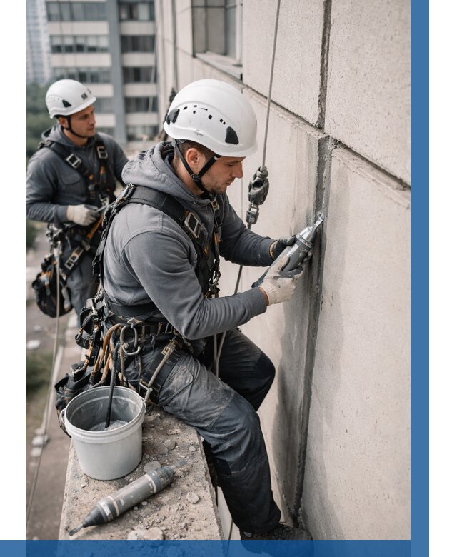 Ремонт деформационных швов здания в Щёлкове от 1040 р. | ВЫСОТНИК-Щлк