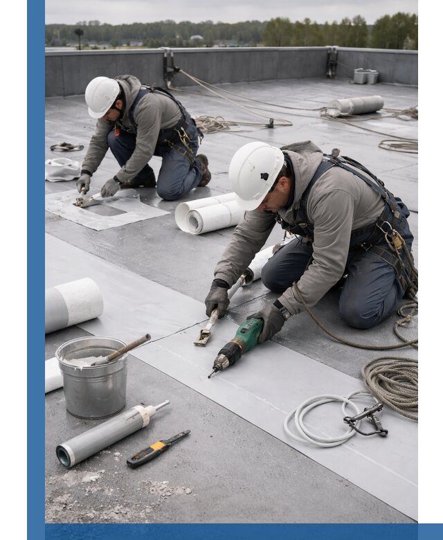 Ремонт мембранной кровли в Щёлкове качественно и с гарантией