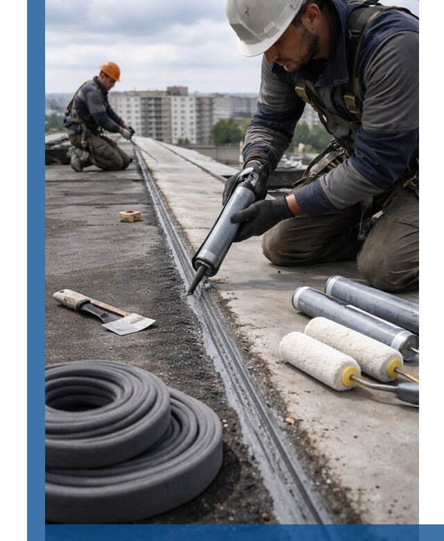 Герметизация швов кровли в Щёлкове с гарантией герметичности