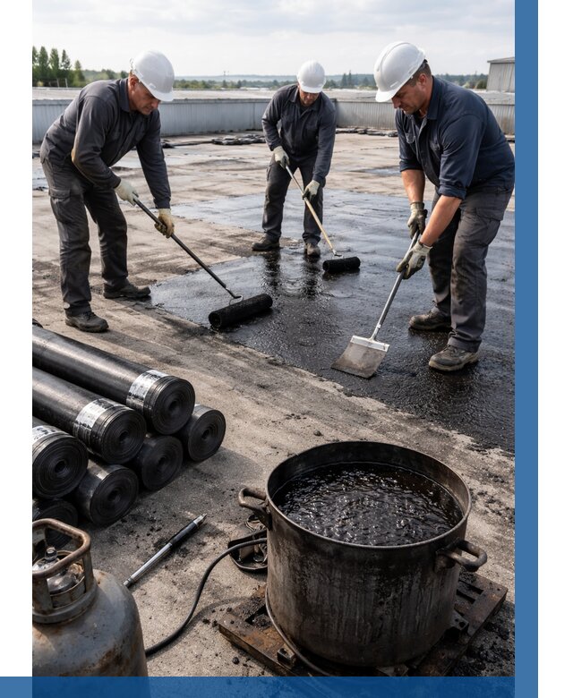 Гидроизоляция кровли мастикой в Щёлкове от 624 р. | ВЫСОТНИК-Щлк