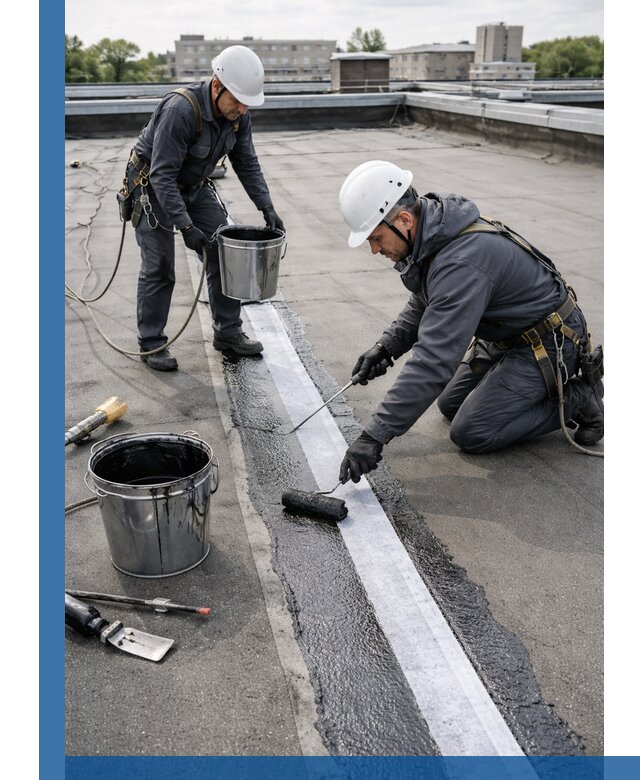 Гидроизоляция кровли мастикой в Щёлкове надежная защита