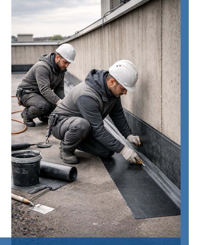 Гидроизоляция примыканий на кровле в Щёлкове от 936 р. | ВЫСОТНИК-Щлк