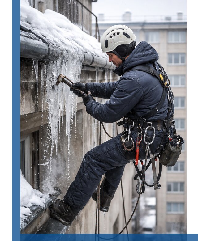 Удаление наледи и чистка водостоков в Щёлкове оперативно и безопасно