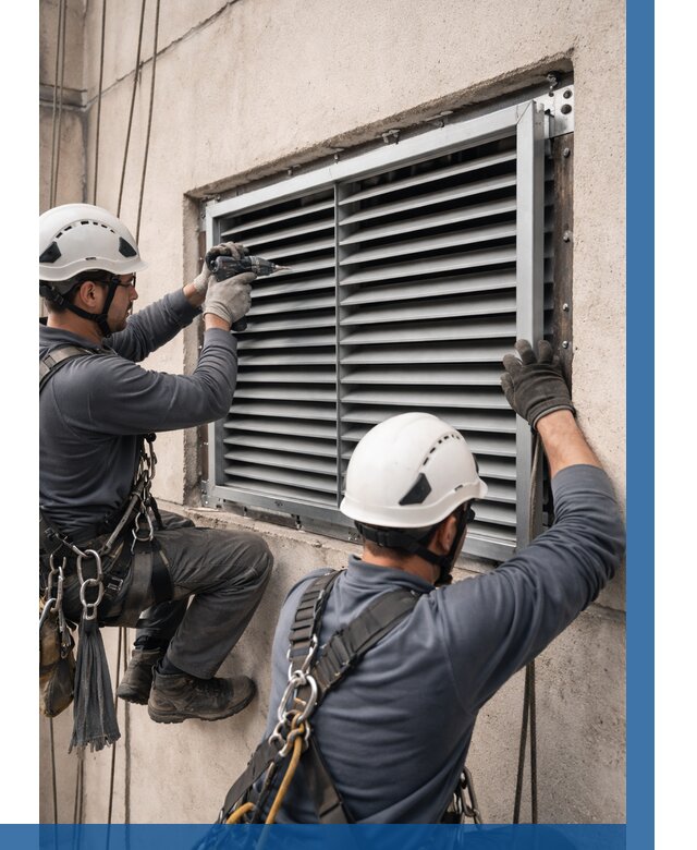 Монтаж вентиляционных решеток в Щёлкове от 4681 р. | ВЫСОТНИК-Щлк