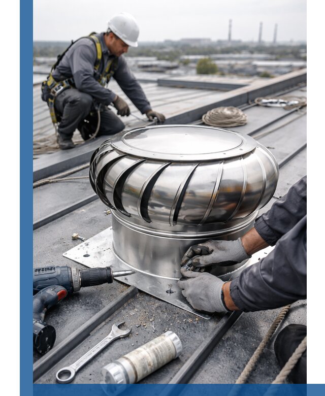 Установка дефлекторов на кровле в Щёлкове профессионально