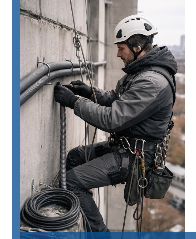 Профессиональный монтаж гофры для кабеля в Щёлкове с гарантией