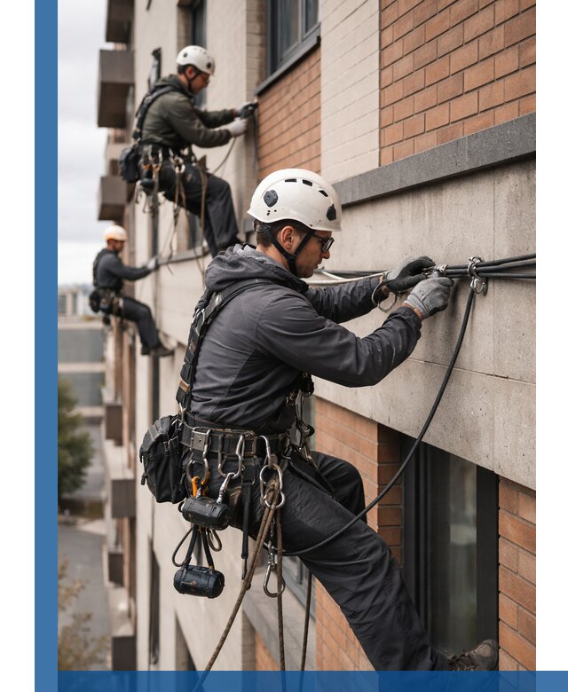 Крепление кабеля на фасаде монтаж и крепеж в Щёлкове