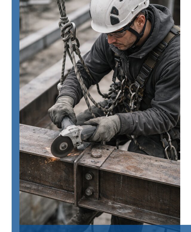 Резка металла на высоте в Щёлкове для зданий и конструкций