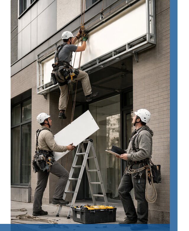 Монтаж светового короба в Щёлкове от 6762 р. | ВЫСОТНИК-Щлк