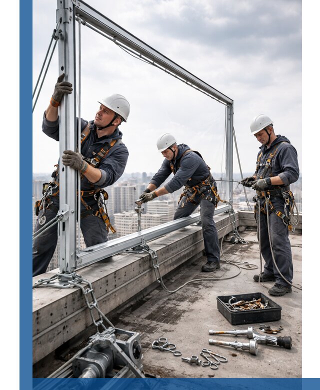 Монтаж крышных рекламных конструкций под ключ в Щёлкове