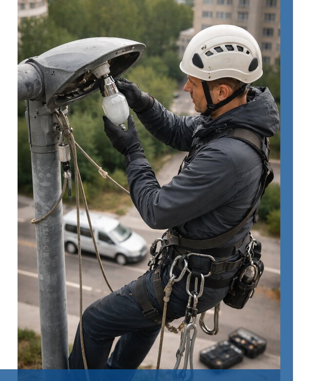 Замена ламп на высоте в Щёлкове от 2601 р. | ВЫСОТНИК-Щлк