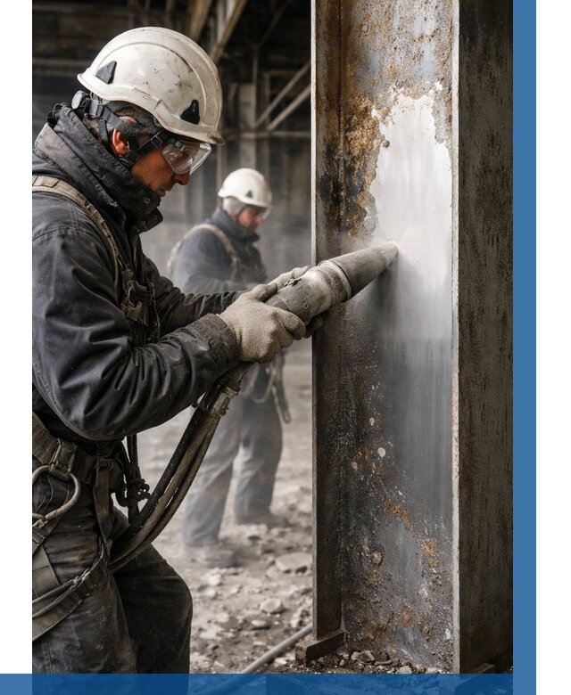 Удаление старой краски с металла в Щёлкове от 468 р. | ВЫСОТНИК-Щлк