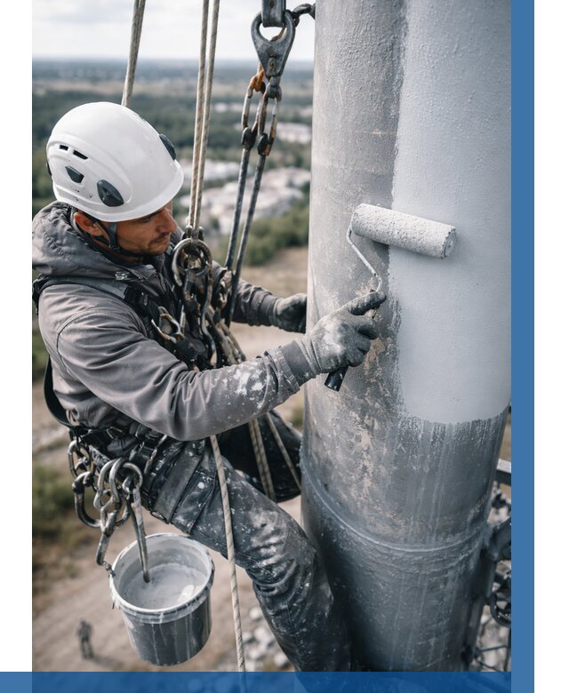 Покраска мачт связи под ключ в Щёлкове от 884 р. | ВЫСОТНИК-Щлк