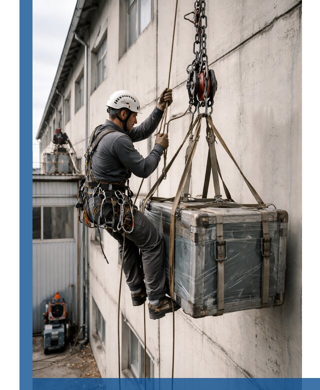 Подъем грузов на высоту в Щёлкове для промышленных объектов