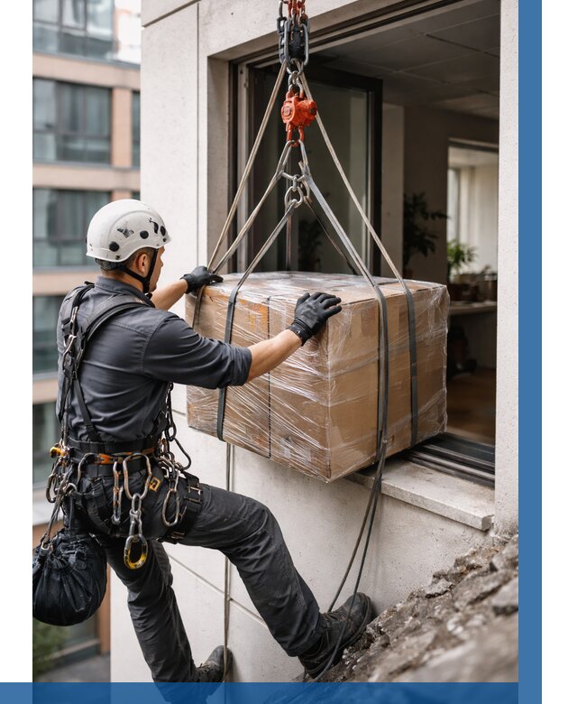 Подъем груза через окно в Щёлкове от 4681 р. | ВЫСОТНИК-Щлк