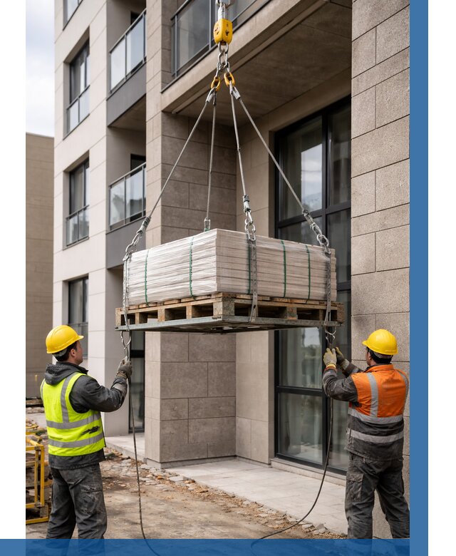 Подъем керамогранита на этаж в Щёлкове от 3641 р. | ВЫСОТНИК-Щлк