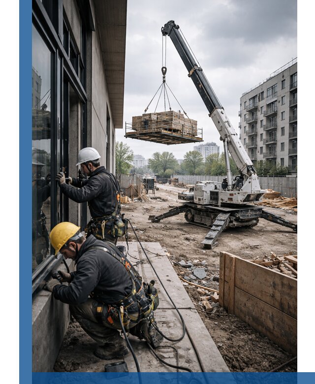 Аренда крана Пионер в Щёлкове для строительных работ