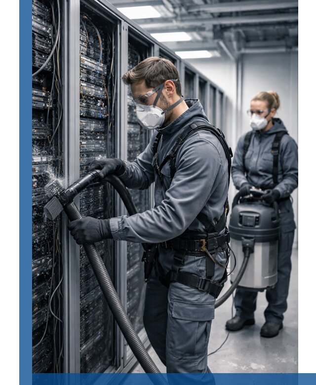 Обеспыливание серверной комнаты в Щёлкове, профессиональная очистка