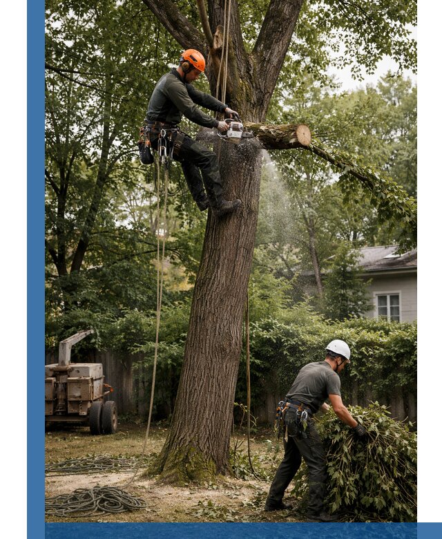 Кронирование деревьев в Щёлкове, безопасная высотная обрезка