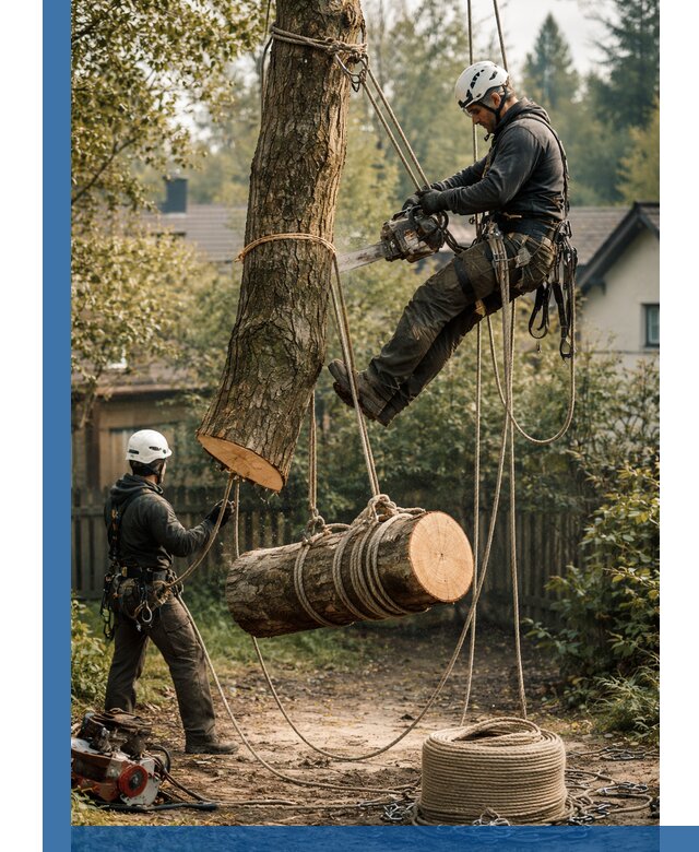 Валка деревьев частями в Щёлкове, безопасно и аккуратно