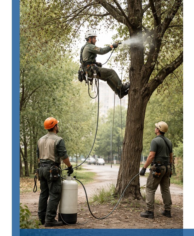 Обработка деревьев от вредителей в Щёлкове профессиональная защита