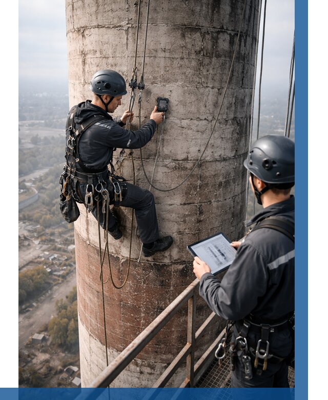 Обследование дымовой трубы в Щёлкове от 8322 р. | ВЫСОТНИК-Щлк